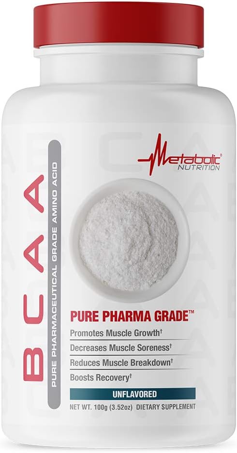 100 Grams Powder Metabolic Nutrition BCAA Supplement