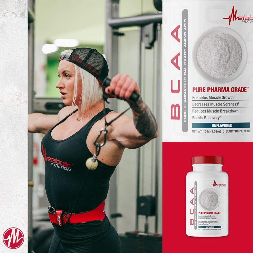 100 Grams Powder Metabolic Nutrition BCAA Supplement