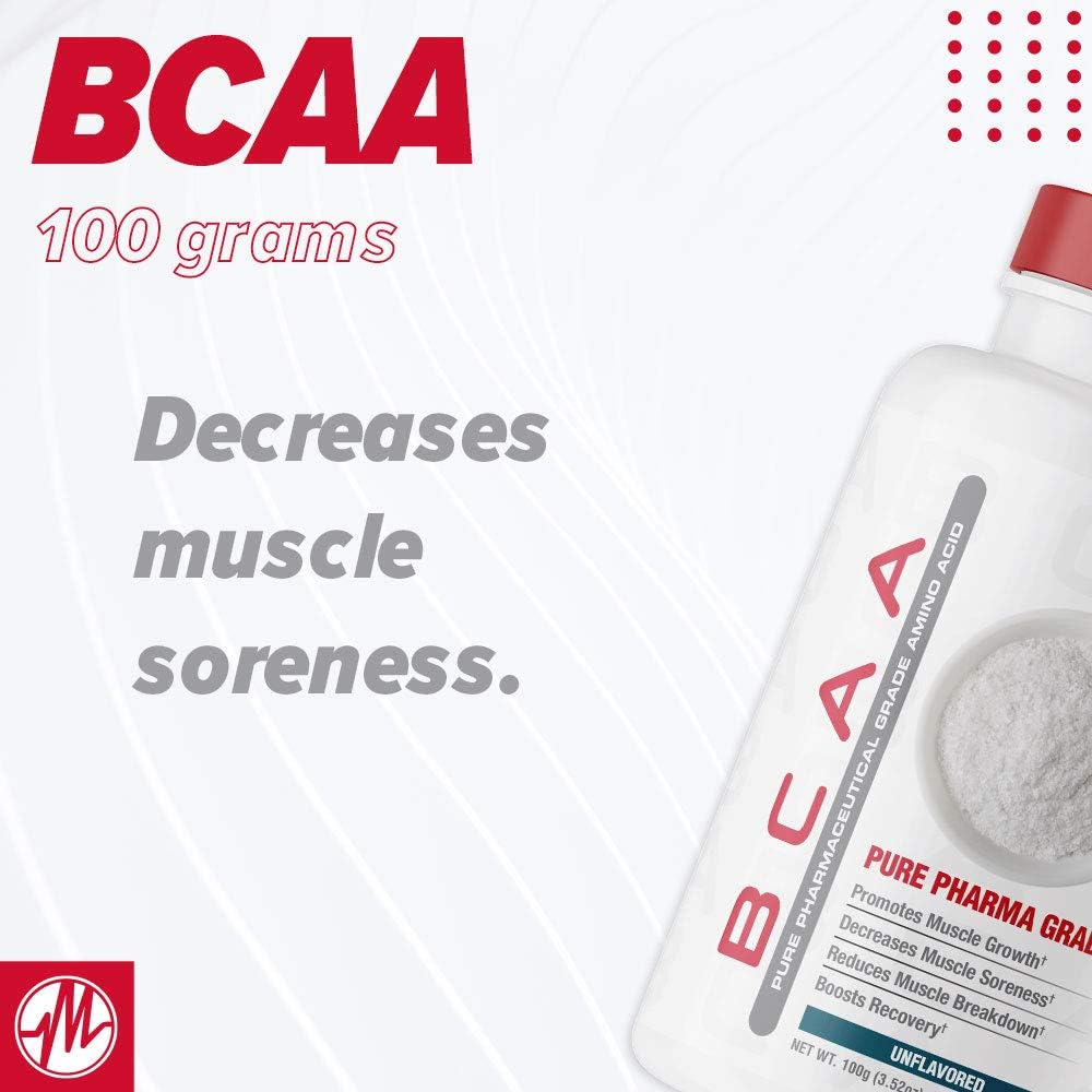 100 Grams Powder Metabolic Nutrition BCAA Supplement