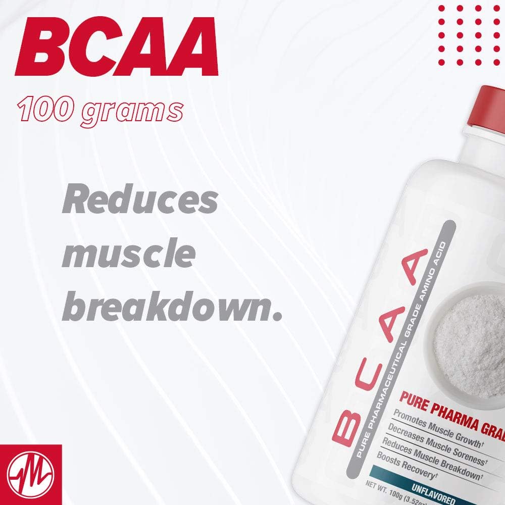 100 Grams Powder Metabolic Nutrition BCAA Supplement