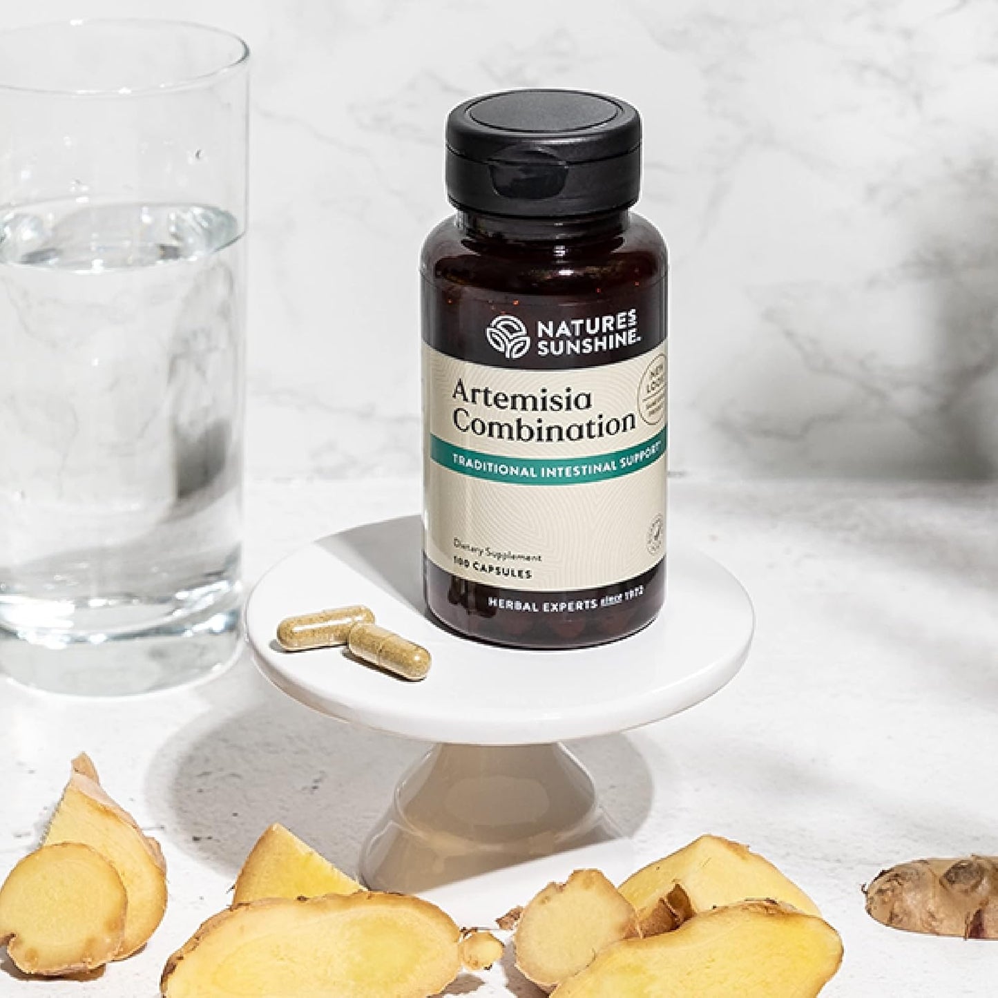 100 Kosher Caps of Nature's Sunshine Artemisia Combination