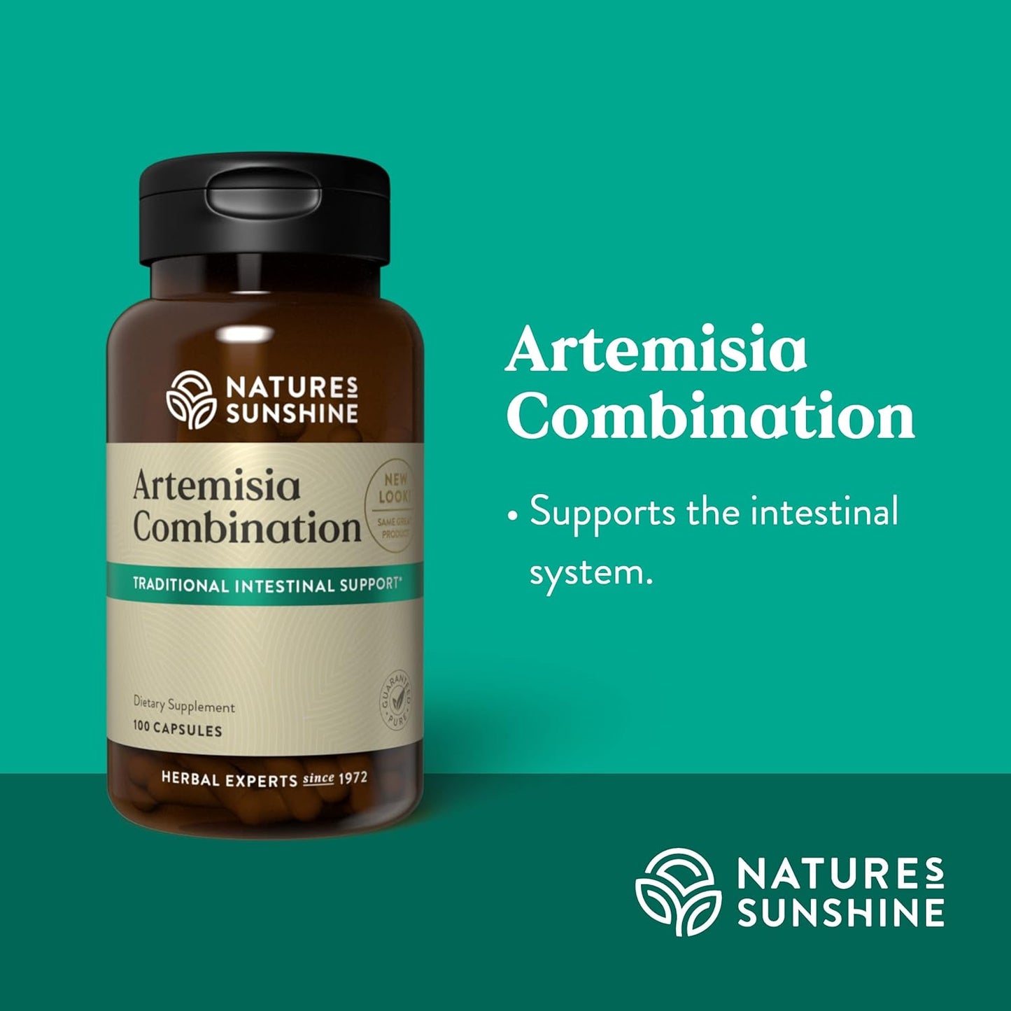 100 Kosher Caps of Nature's Sunshine Artemisia Combination