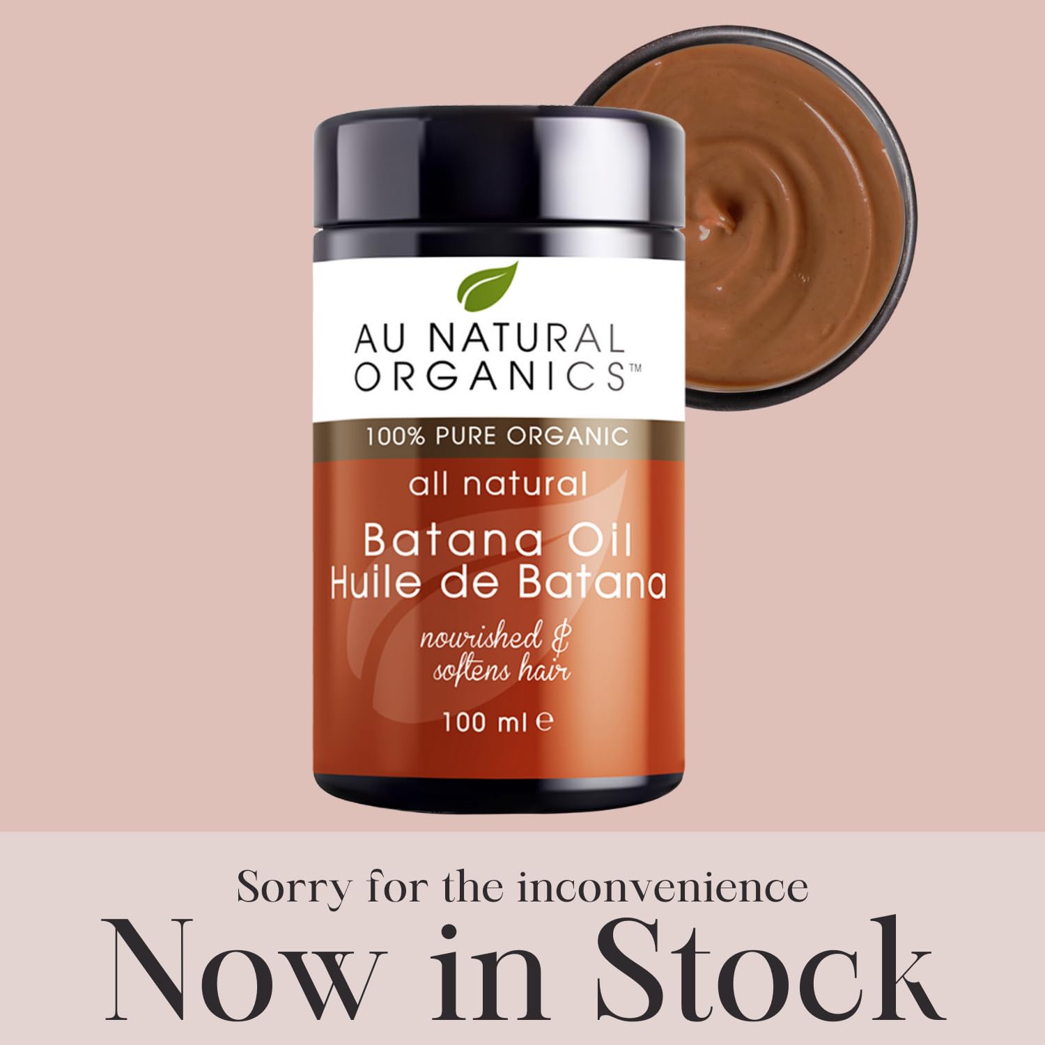 100 ml Raw Batana Oil for Hair Growth - Nourishing & Repairing Hair Styling Agent, Minimizes Hair Loss, Moisturizes Dry Hair, Natural Solution for Gray Hair