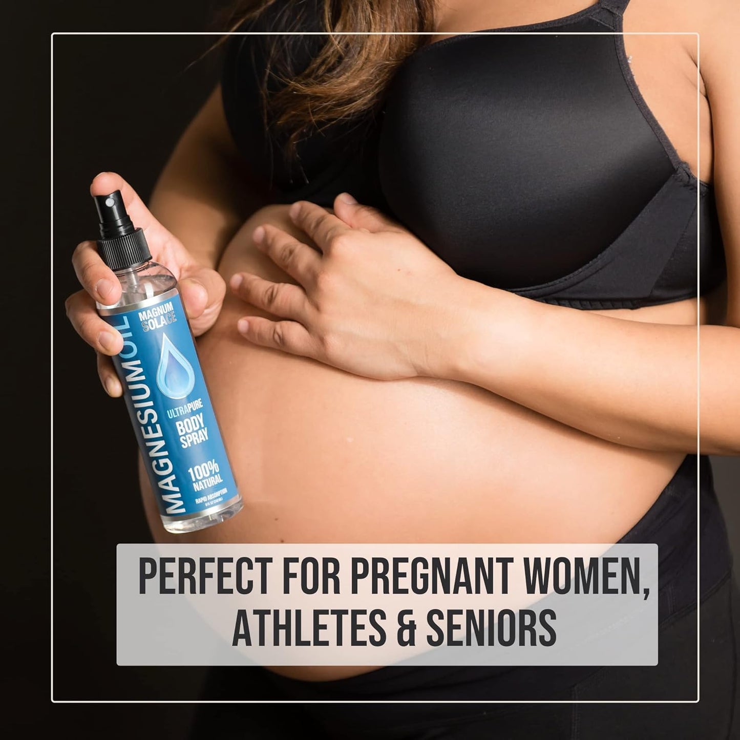 100% Natural Pure Magnesium Oil Spray | 8 oz | Dead Sea Sourced