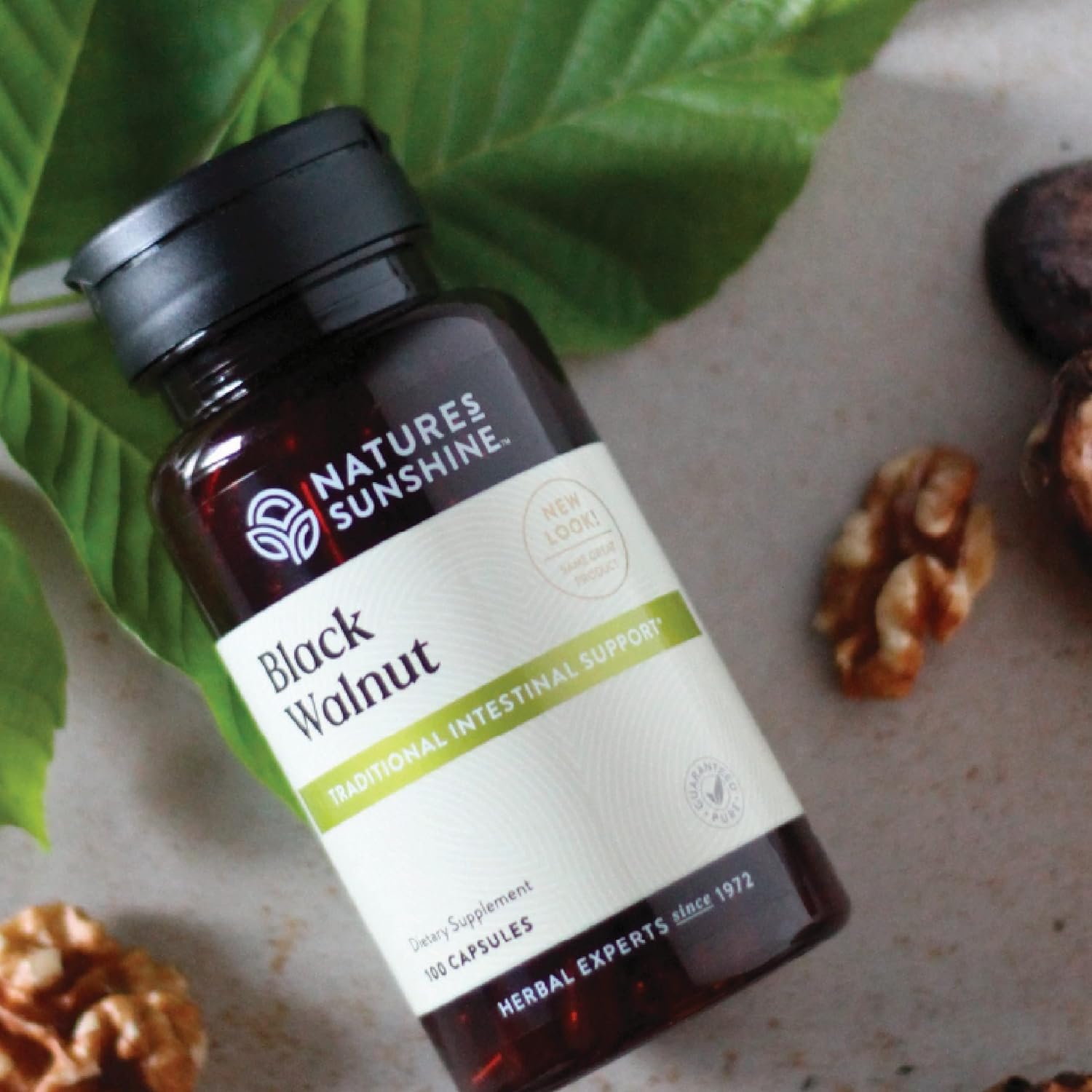 100 Nature's Sunshine Black Walnut Capsules for Natural Health Support
