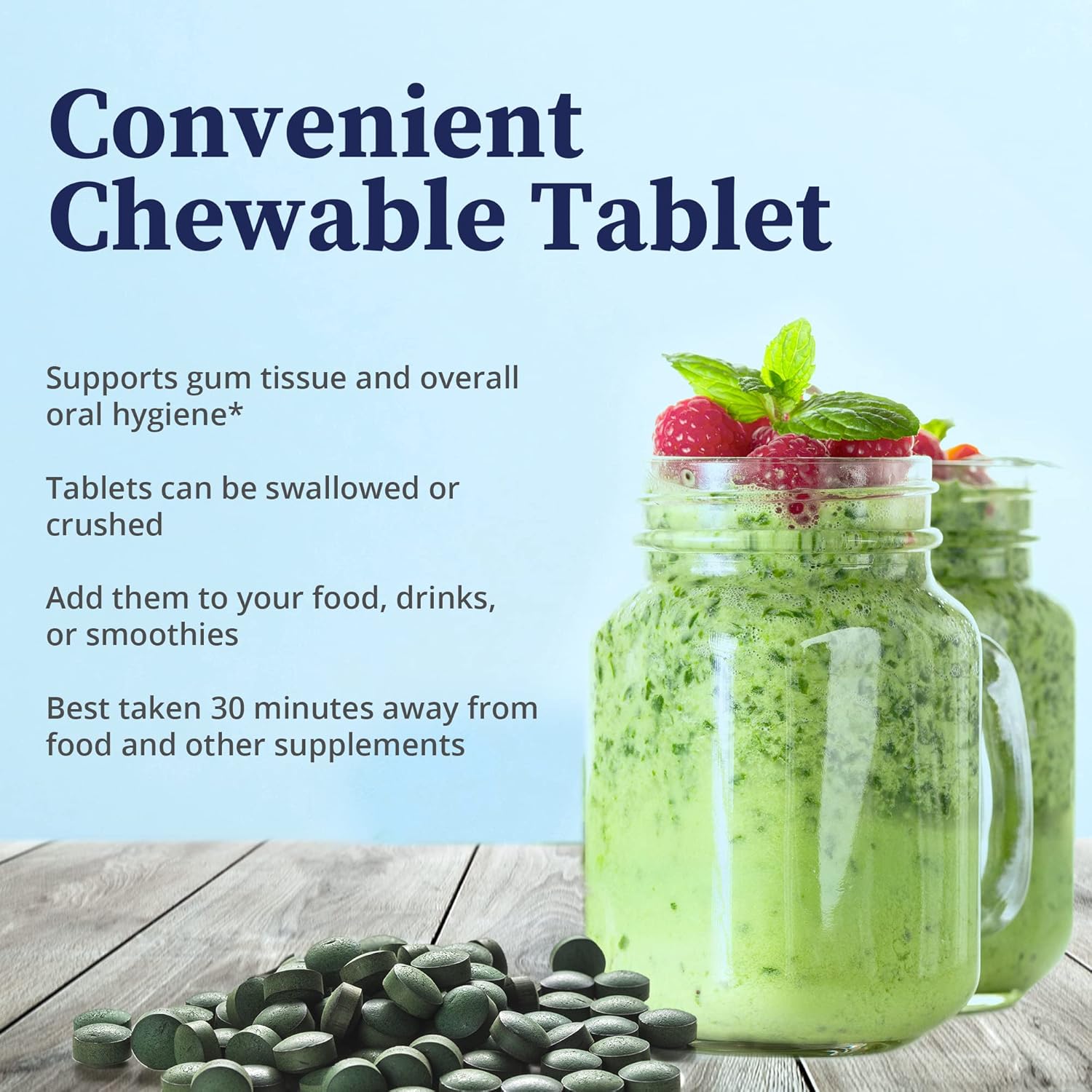 100% Organic BioPure Chlorella Pyrenoidosa Tablets for Metabolism, Detox & Immunity - Nutrient-Rich Superfood packed with Proteins, Vitamins, Minerals & Amino Acids