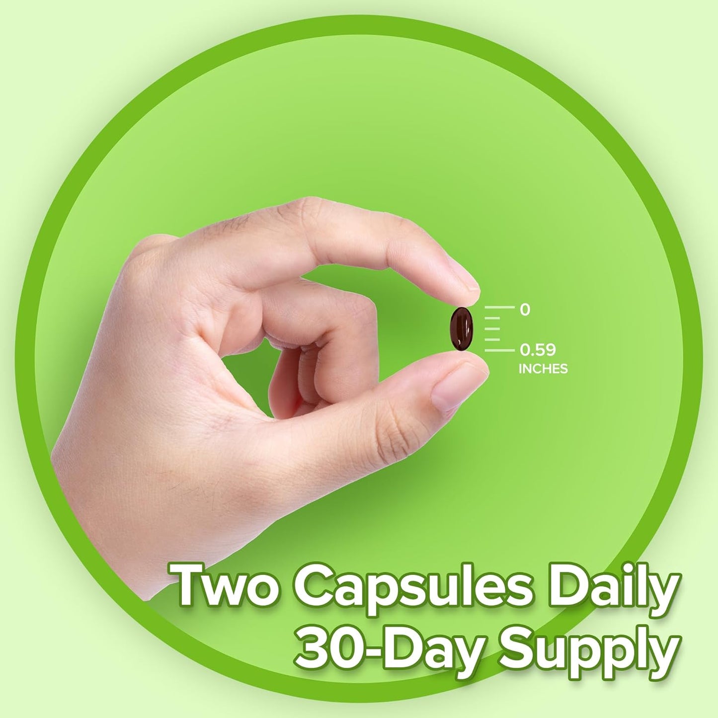 100% Pure Cold Pressed Black Seed Oil Softgel Capsules - Rich in Omega 3 6 9 & Thymoquinone for Immune Support, Hair, Skin - Non-GMO Nigella Sativa Supplement (500 mg - 60 Capsules)