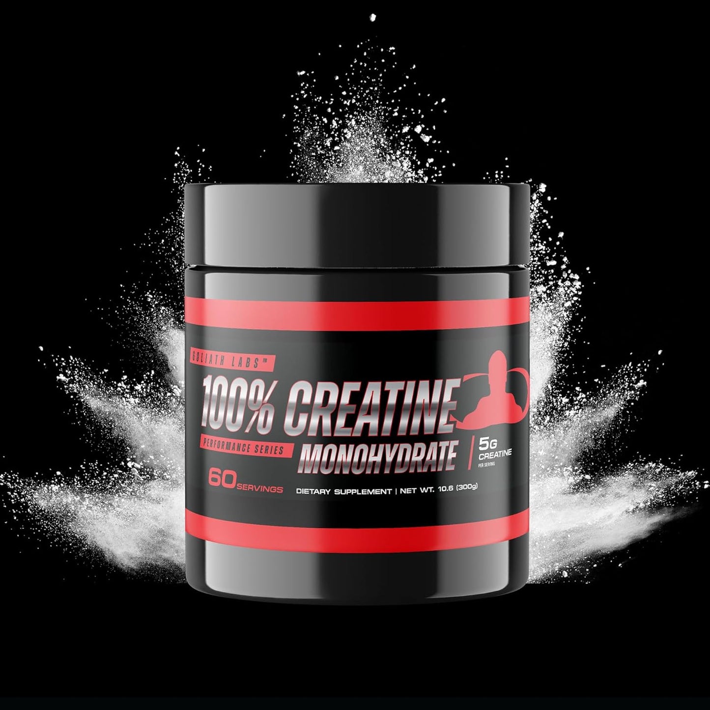 100% Pure Creatine Monohydrate for Strength, Muscle Gain, Workout Recovery - 60 Servings, 300g - BoostGo Australia