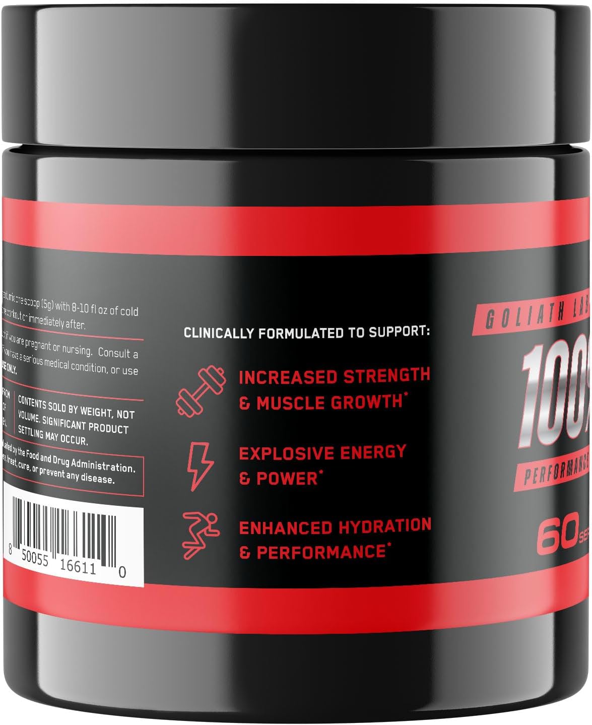 100% Pure Creatine Monohydrate for Strength, Muscle Gain, Workout Recovery - 60 Servings, 300g - BoostGo Australia