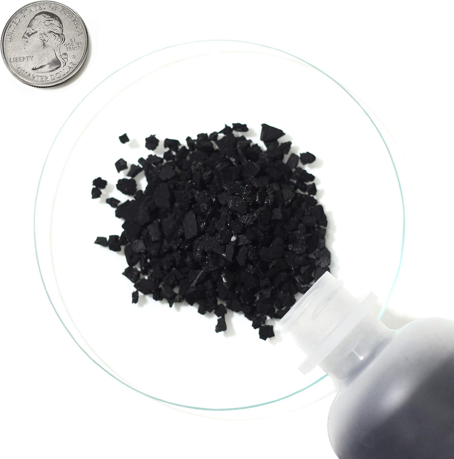 100% Pure Food Grade Activated Charcoal - 8 Ounces, Set of 2 Bottles