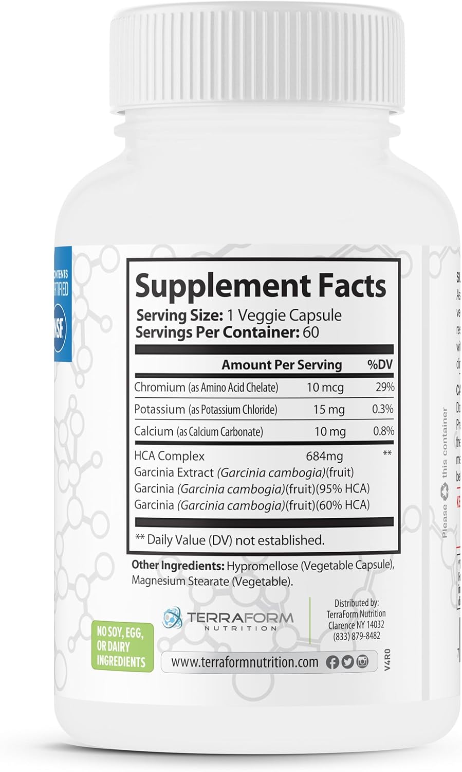 100% Pure Garcinia Cambogia Extract with 95% Natural HCA - 1368mg per Serving - Fast Slimming Formula Support - All-Natural Appetite Suppressant - 30 Servings for Men & Women