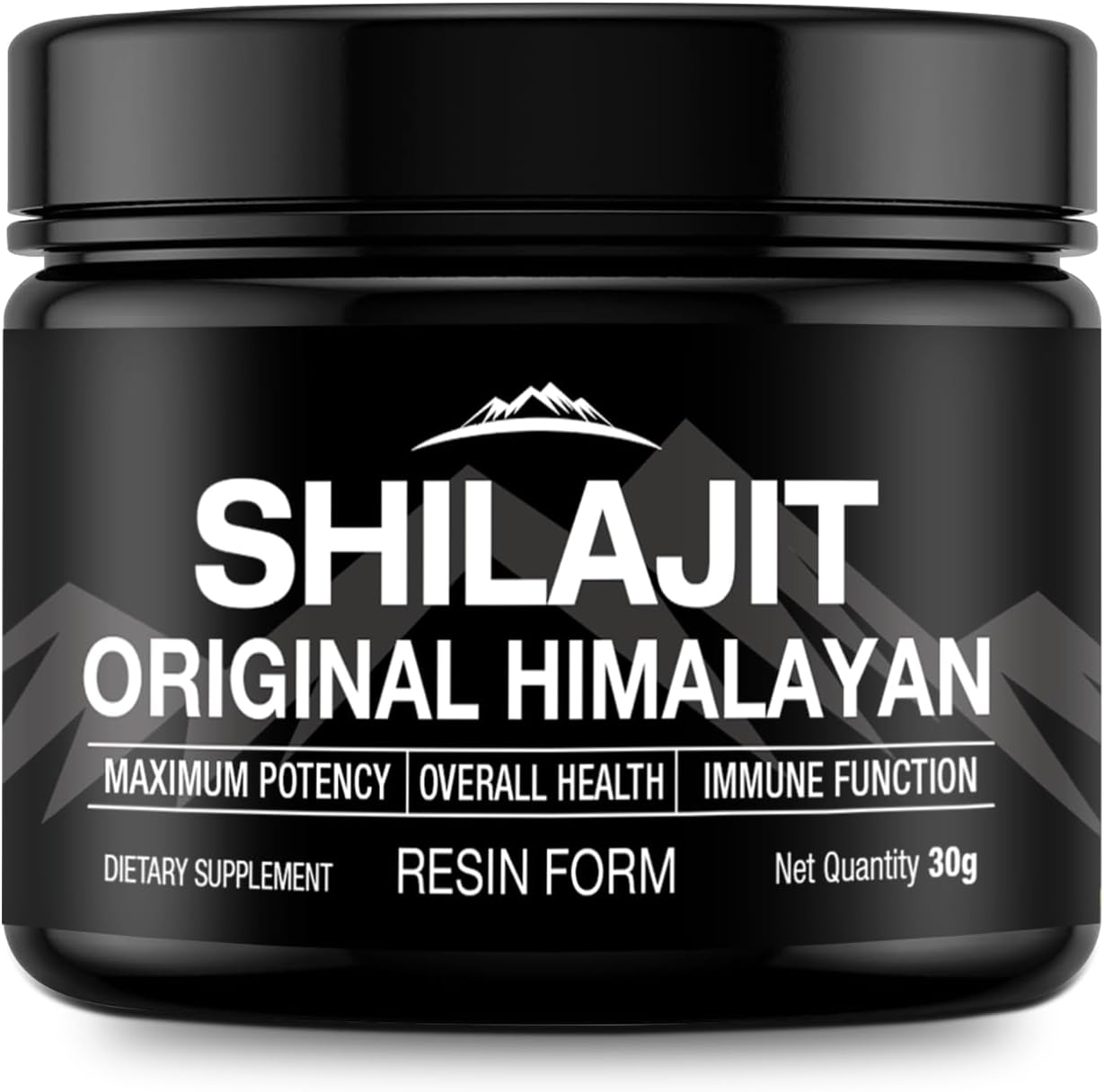 100% Pure Himalayan Shilajit Resin Gold Grade Supplement - 60g Shilajit for Men and Women - Includes 85+ Trace Minerals - 30g (2 Packs)