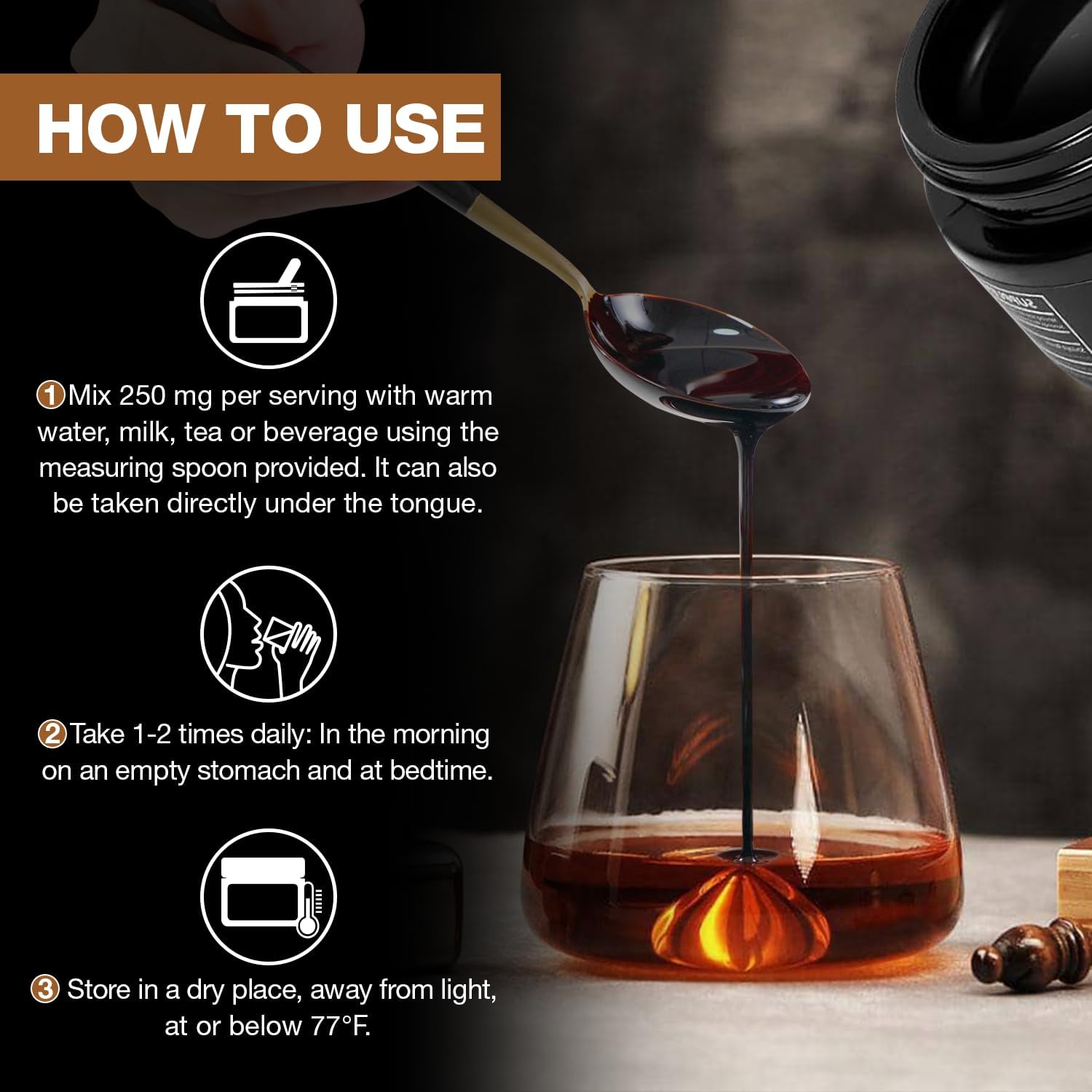 100% Pure Himalayan Shilajit Resin Gold Grade Supplement - 60g Shilajit for Men and Women - Includes 85+ Trace Minerals - 30g (2 Packs)