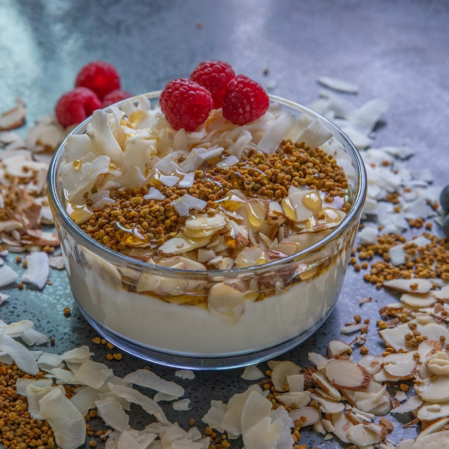 100% Pure HummingBee Bee Pollen Granules - Natural Superfood Powerhouse for Vitality - 10.6 Ounces