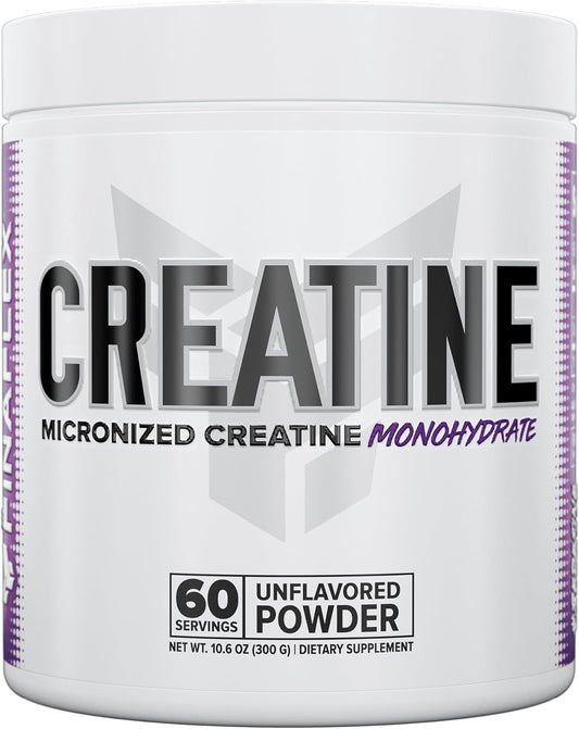 100% Pure Micronized Creatine Monohydrate Powder - 10.6 oz - Promotes Muscular Strength, Size & Performance - Unflavored - 60 Servings