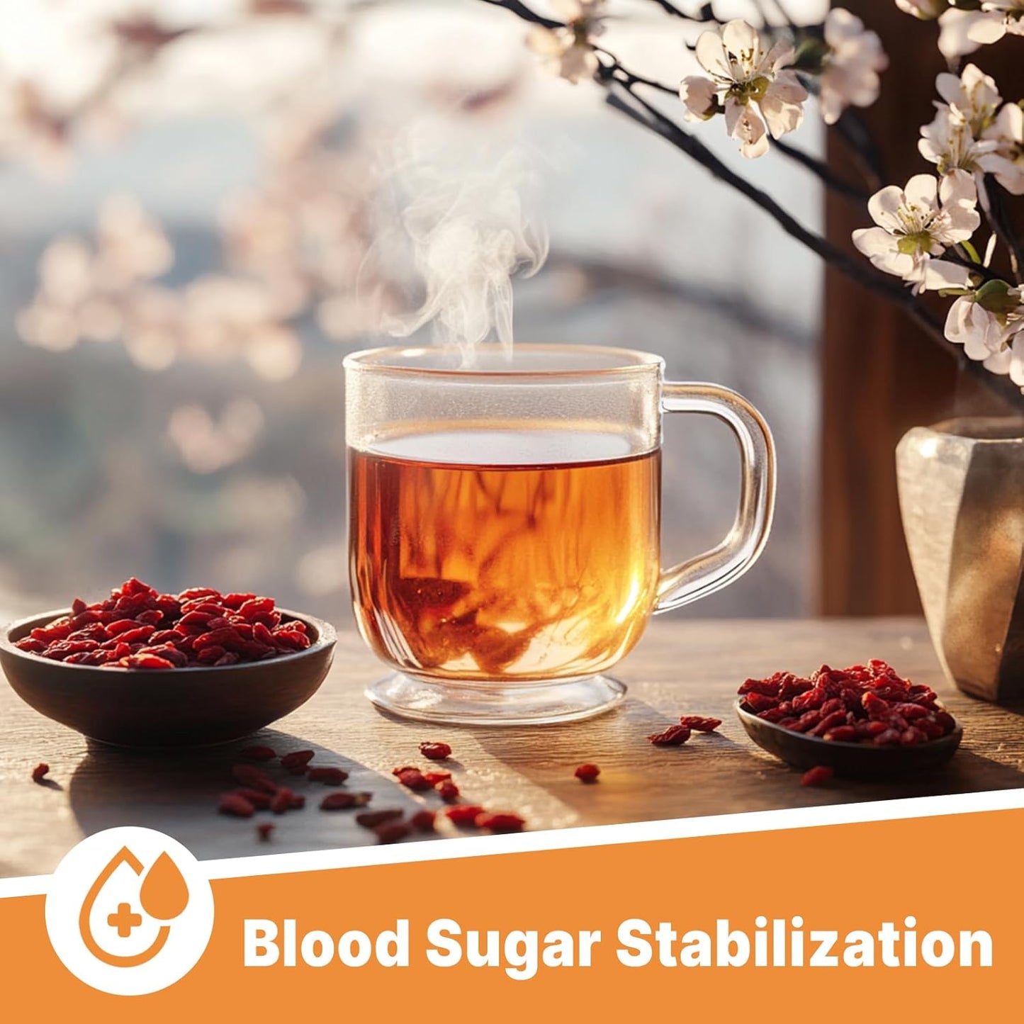 100% Pure Organic Goji Berry Juice Powder - 16 oz - Antioxidant & Multivitamin Rich - Immune Boost - Eye & Skin Health Support