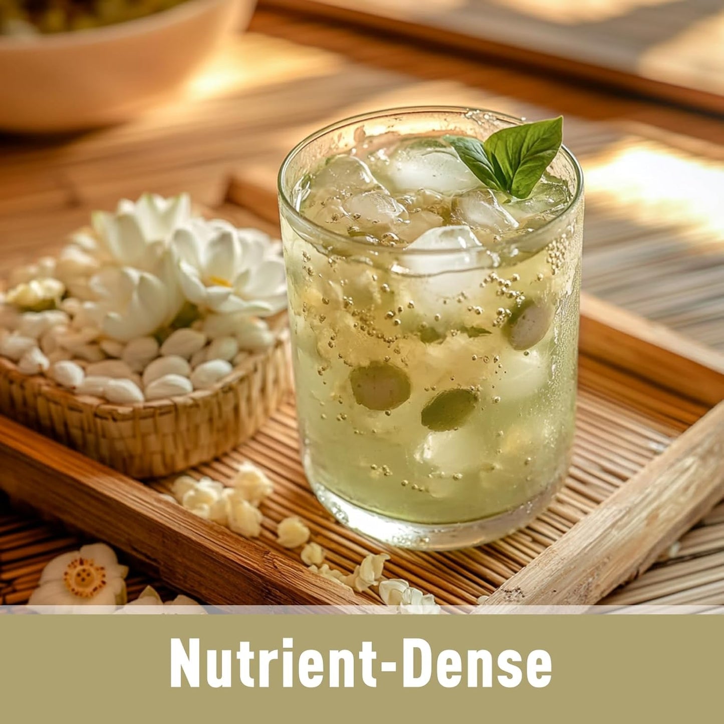 100% Pure Organic Mung Bean Protein Powder - 16 oz, Rich in Vitamins & Fiber, Supports Immune Health & Digestion