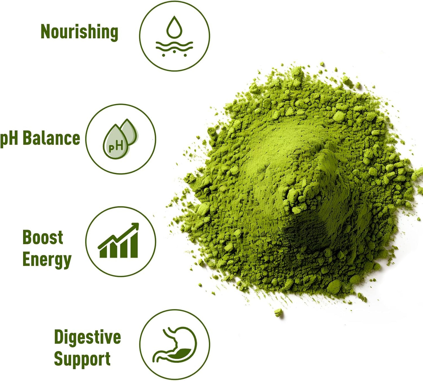 100% Pure & Organic UNLEASH'D Barley Grass Powder - 1 Pound Superfood Greens with Vitamins, Minerals, Fibers, Antioxidants
