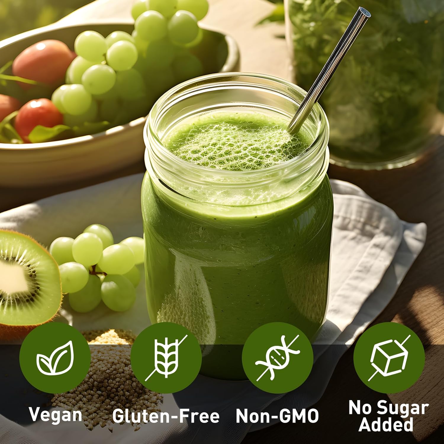 100% Pure & Organic UNLEASH'D Barley Grass Powder - 1 Pound Superfood Greens with Vitamins, Minerals, Fibers, Antioxidants