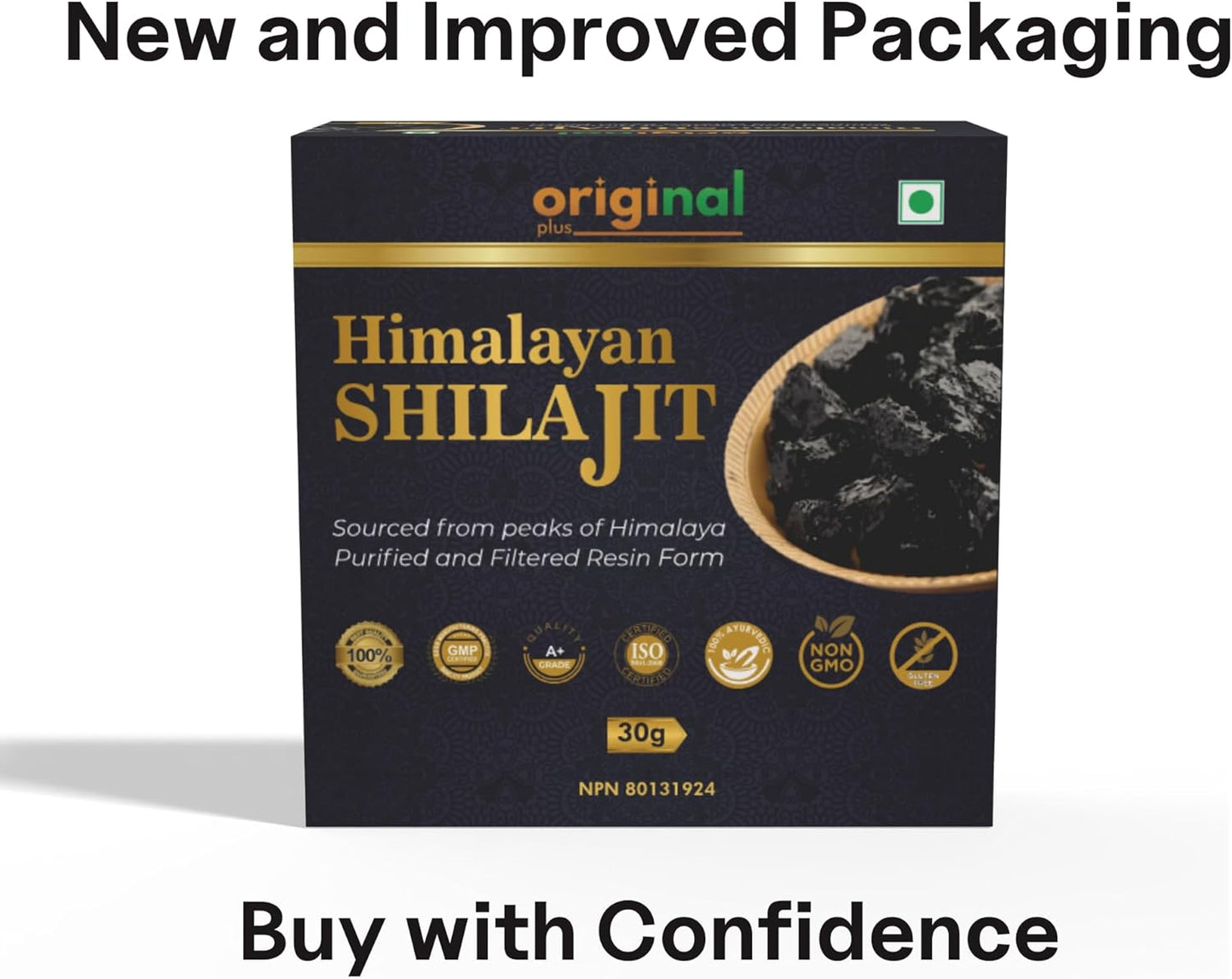 100% Pure Shilajit Resin 30g from The Himalayas - High Potency 1000mg - Original & Pure