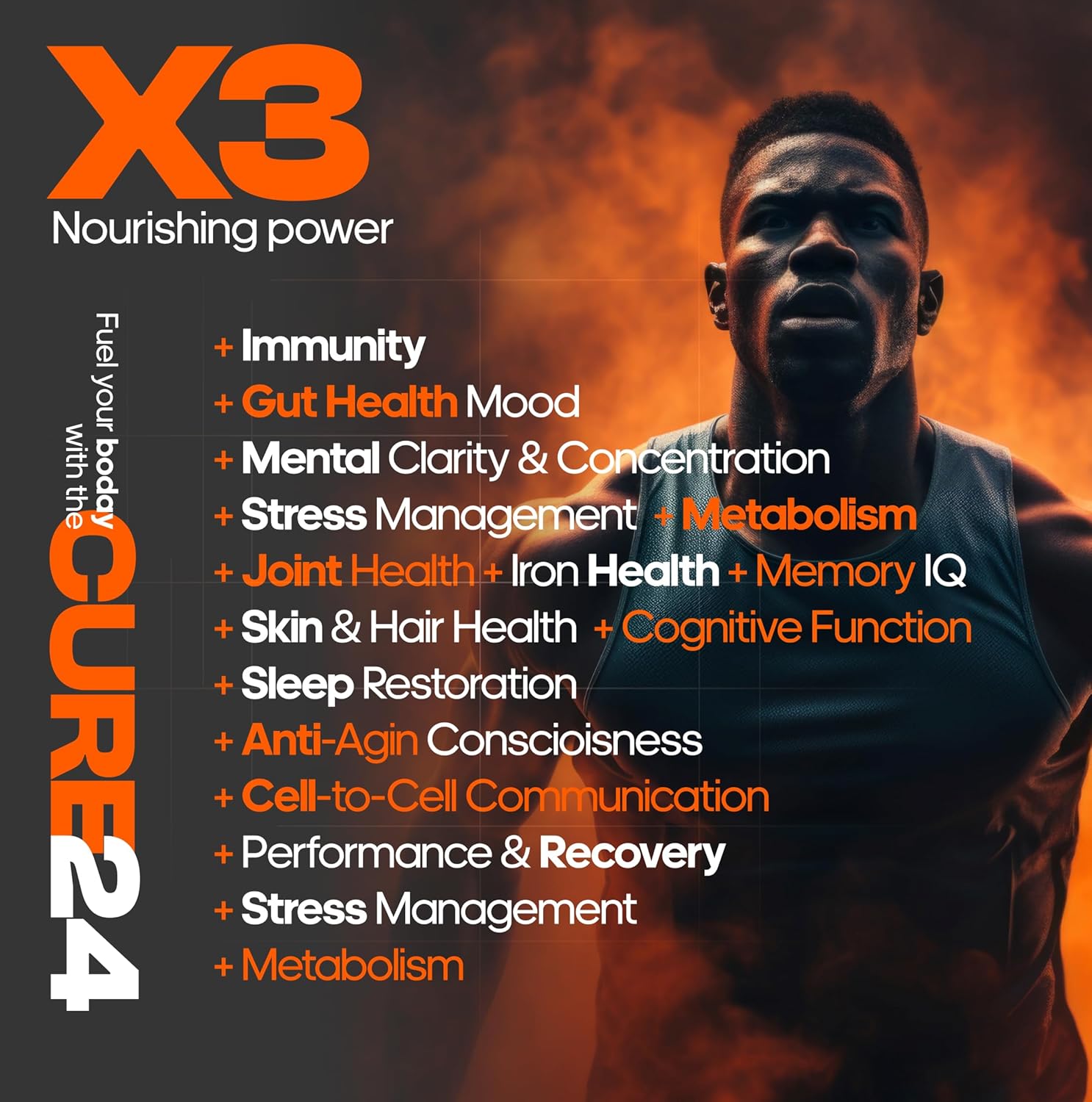 100% Pure Whole Natural Grass-Fed Bovine Colostrum X3 Supplement Powder for Humans - High IgG, Probiotic & Prebiotic - Made in USA - BoostGo Australia