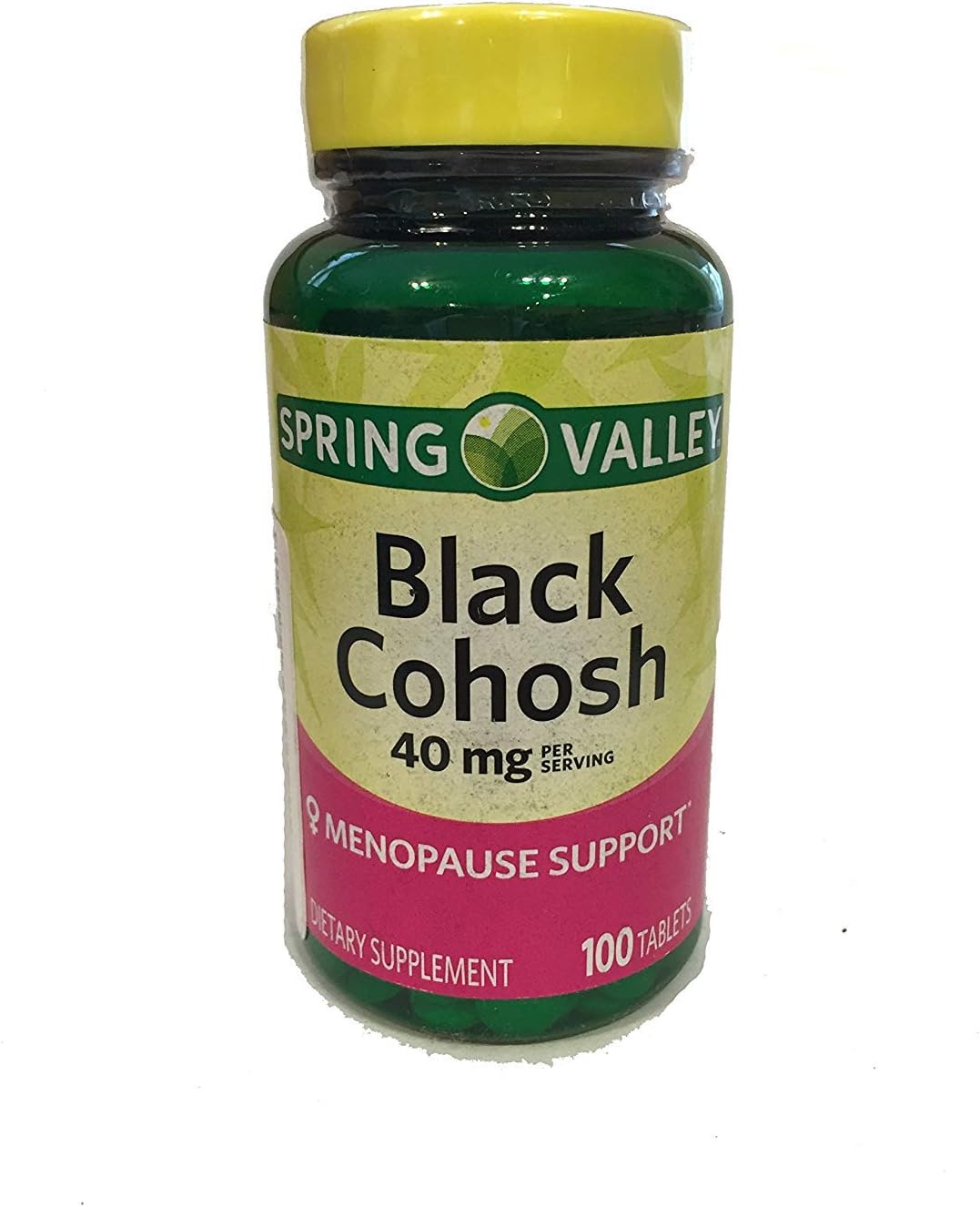 100 Tablets of Black Cohosh Extract for Menopause Relief - Natural Herbal Supplement for Women's Health