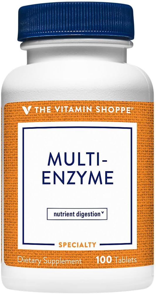 100 Tablets of Multi Enzyme for Improved Protein, Carb, and Fat Digestion & Absorption - BoostGo Australia
