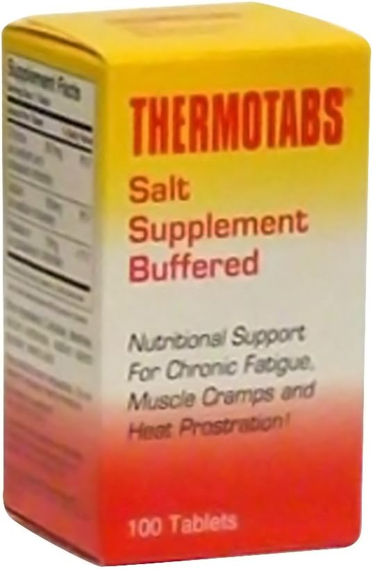 100 Tablets of Numark Buffered Salt Thermotabs