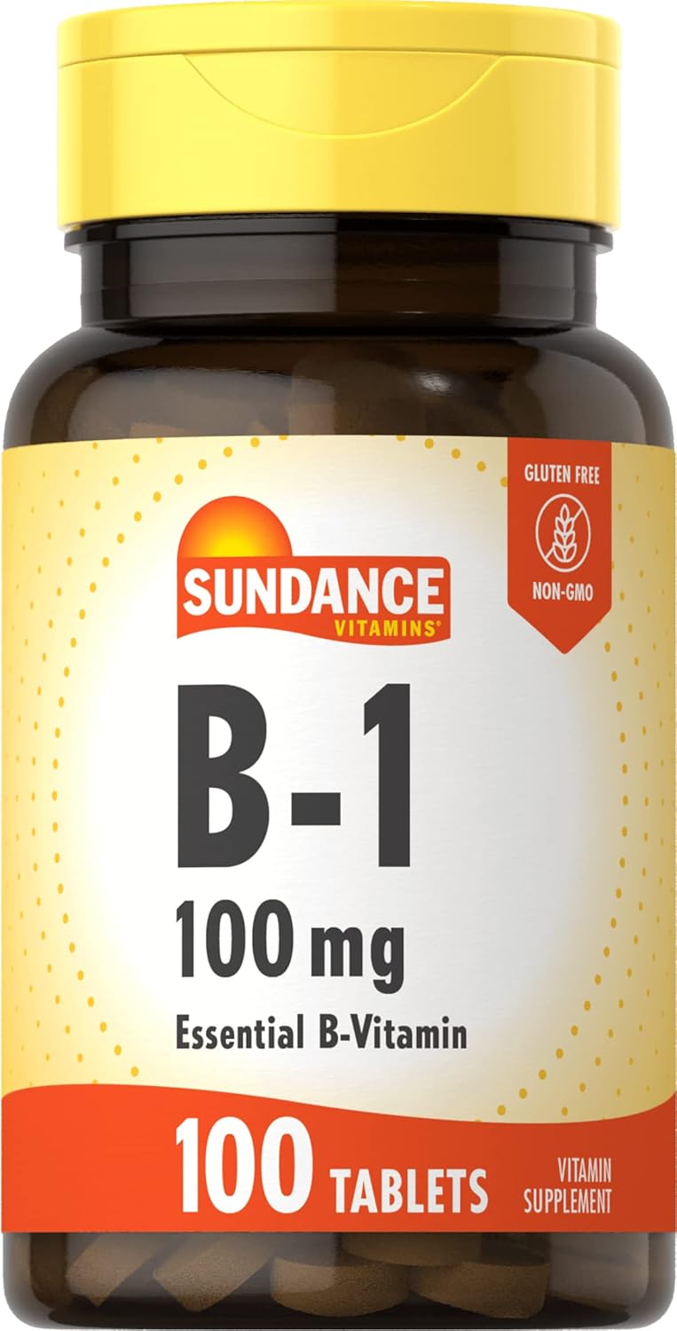 100 Tablets of Sundance B-1 100 mg Supplement for Improved Health and Wellness