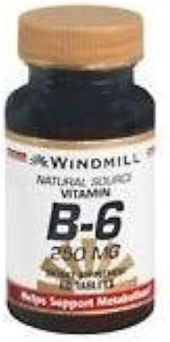 100 Tablets of Windmill Vitamin B-6 with 100 mg Strength