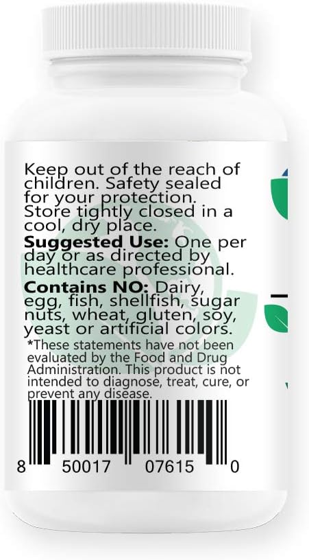 100 Vegan Capsules of BioInnovations Pharmacal Folic Acid Folate 5mg for Prenatal & Reproductive Health, Metabolism, Cardiovascular, Bone, Immune Support - Non GMO & Allergen Free
