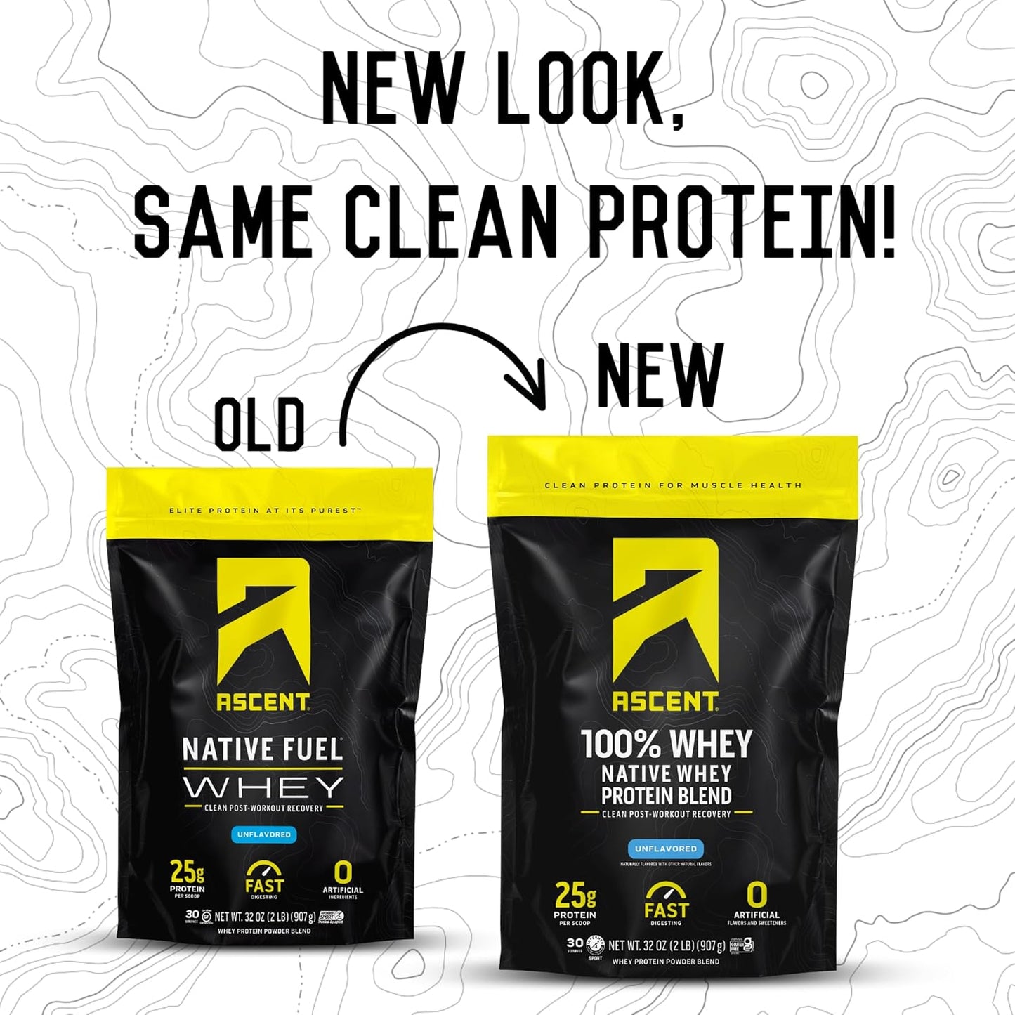 100% Whey Protein Isolate Powder - Unflavored Post Workout Supplement with BCAAs, Leucine, and Essential Amino Acids - Gluten Free, No Artificial Flavors - 2 lb