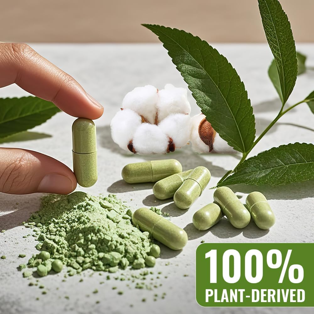 1000 Count Empty Vegan Capsules with 2 Micro Spoons - Empty Vegetarian Pill Capsules for Powders Supplements