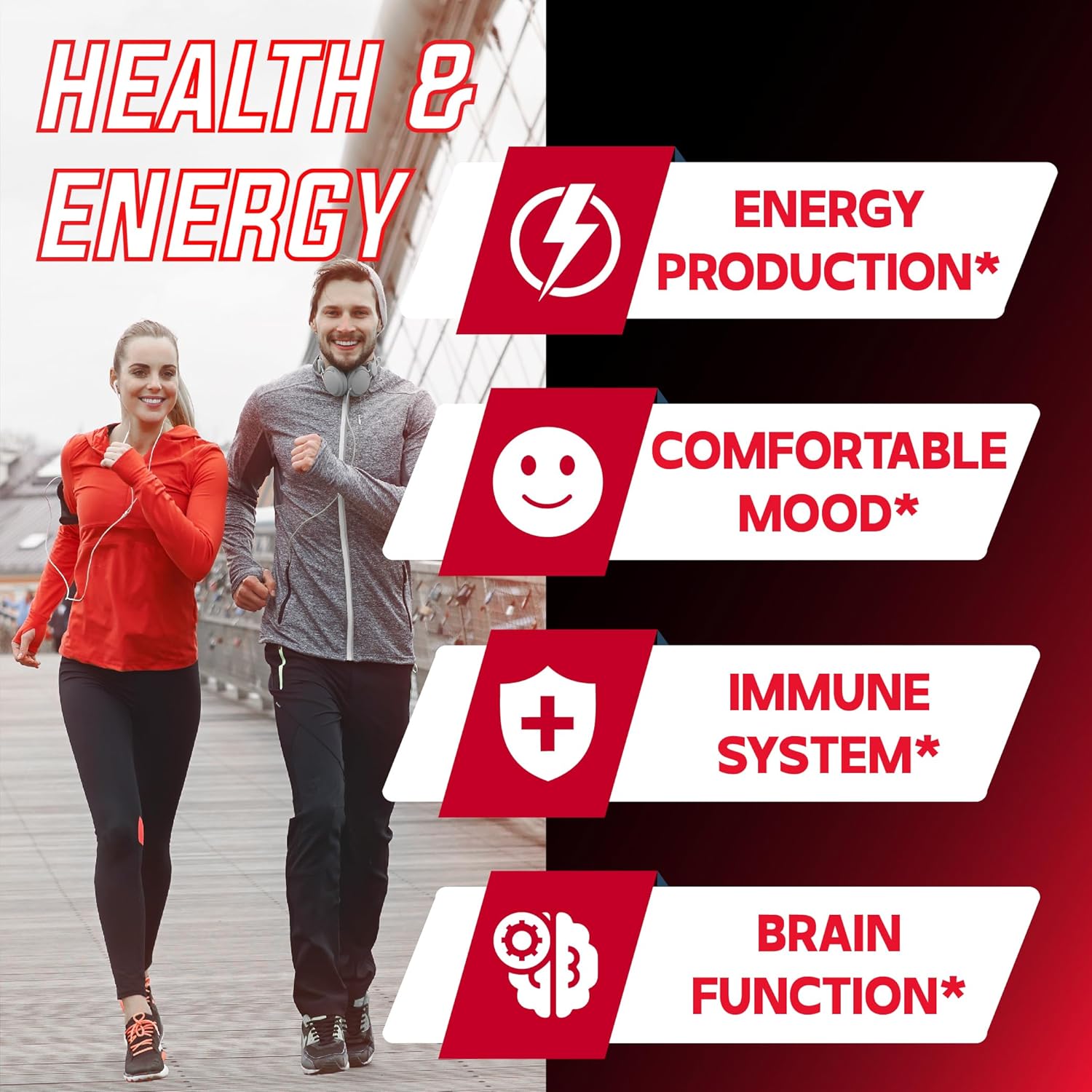 1000 mg Pure NAD+ Supplement for Energy, DNA Repair, Aging Defense, Brain Function - 60 Capsules