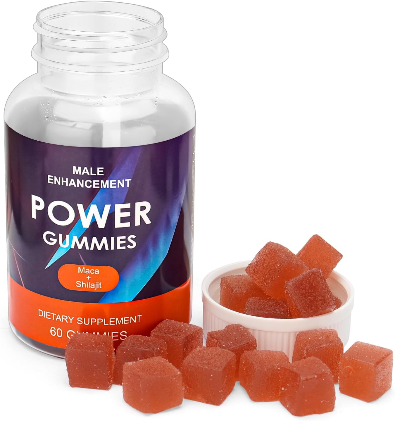 1000MG NLIEOPDA Power Gummies - Advanced Strength Chewable Vitamin Supplement with All-Natural Ingredients - 60pcs