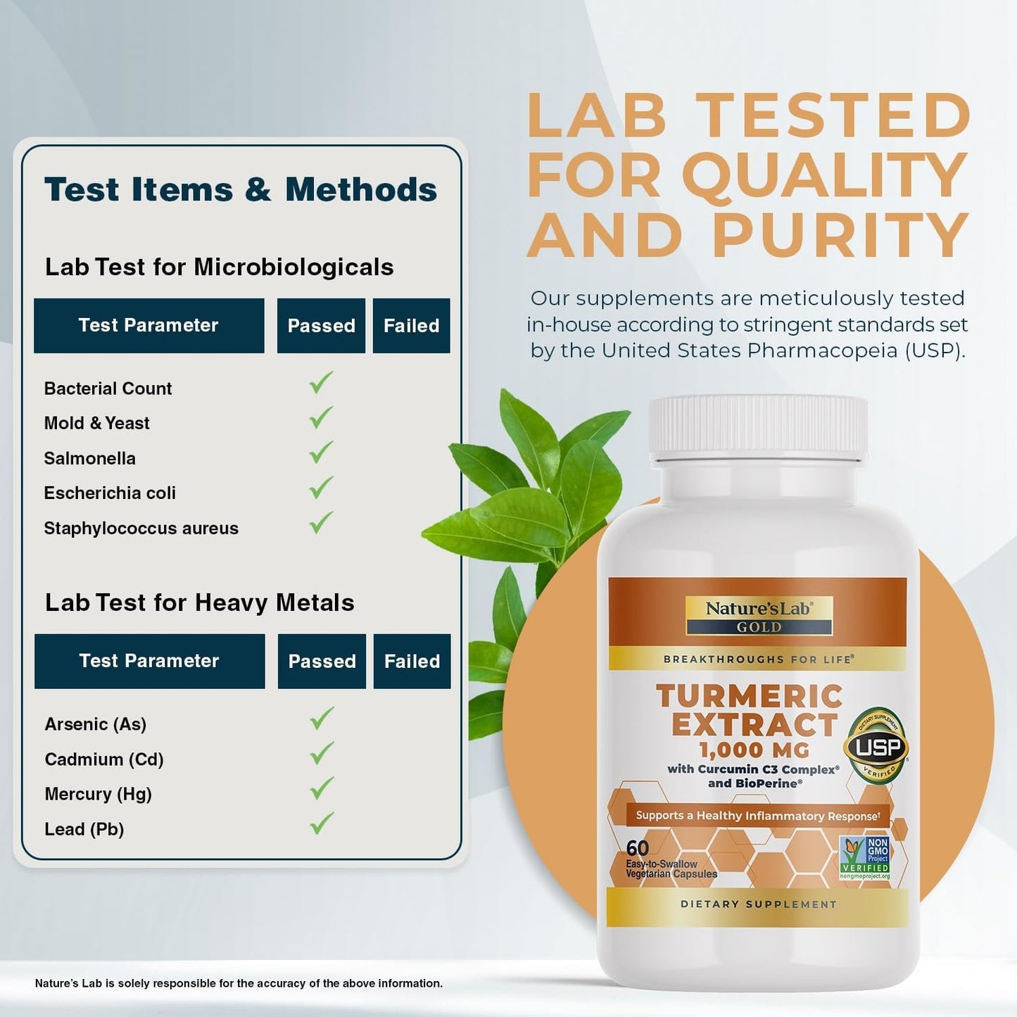 1000mg Turmeric Extract with Curcumin C3 & BioPerine - Supports Cardio, Digestion, Immunity - 60 Capsules