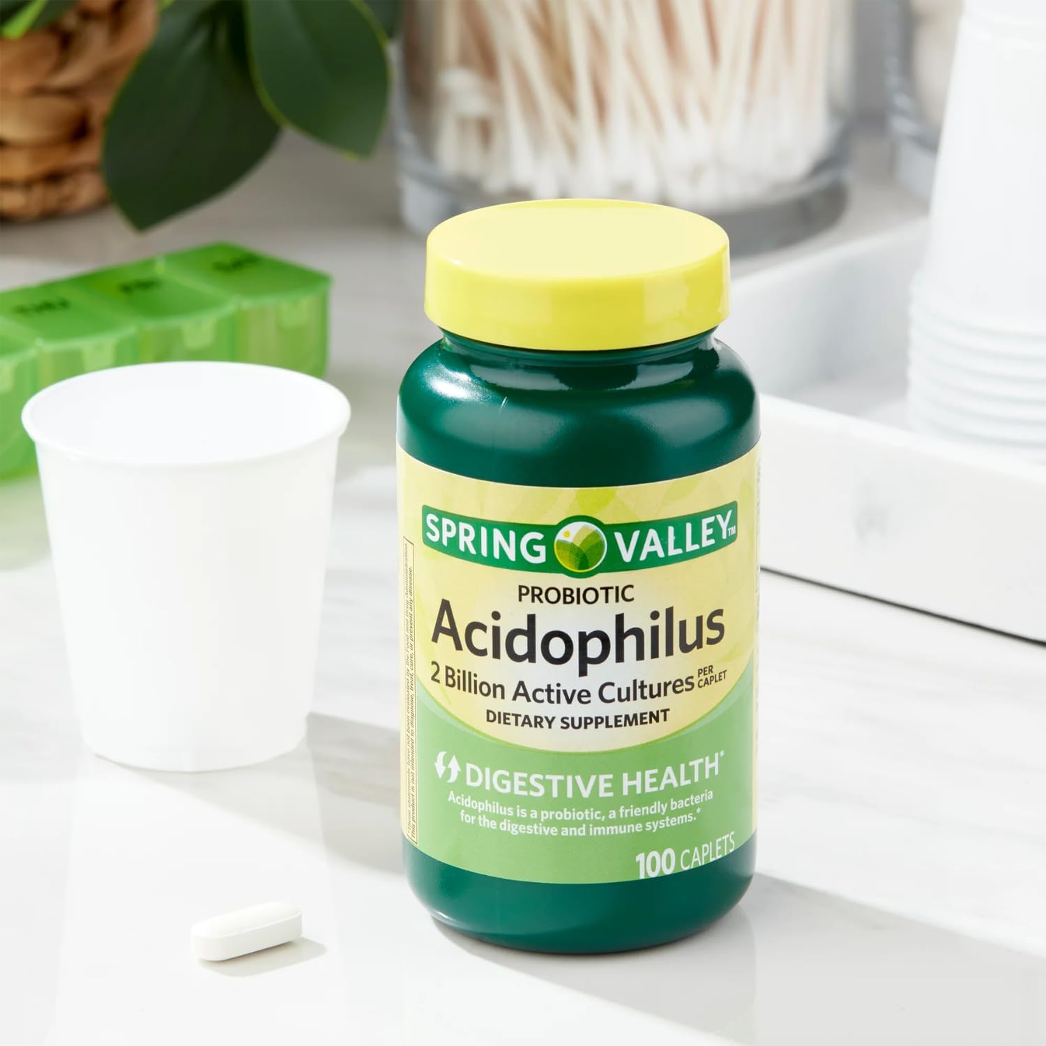 100ct Schmidt Empire Spring Valley Probiotic Acidophilus Supplement for Digestive Health