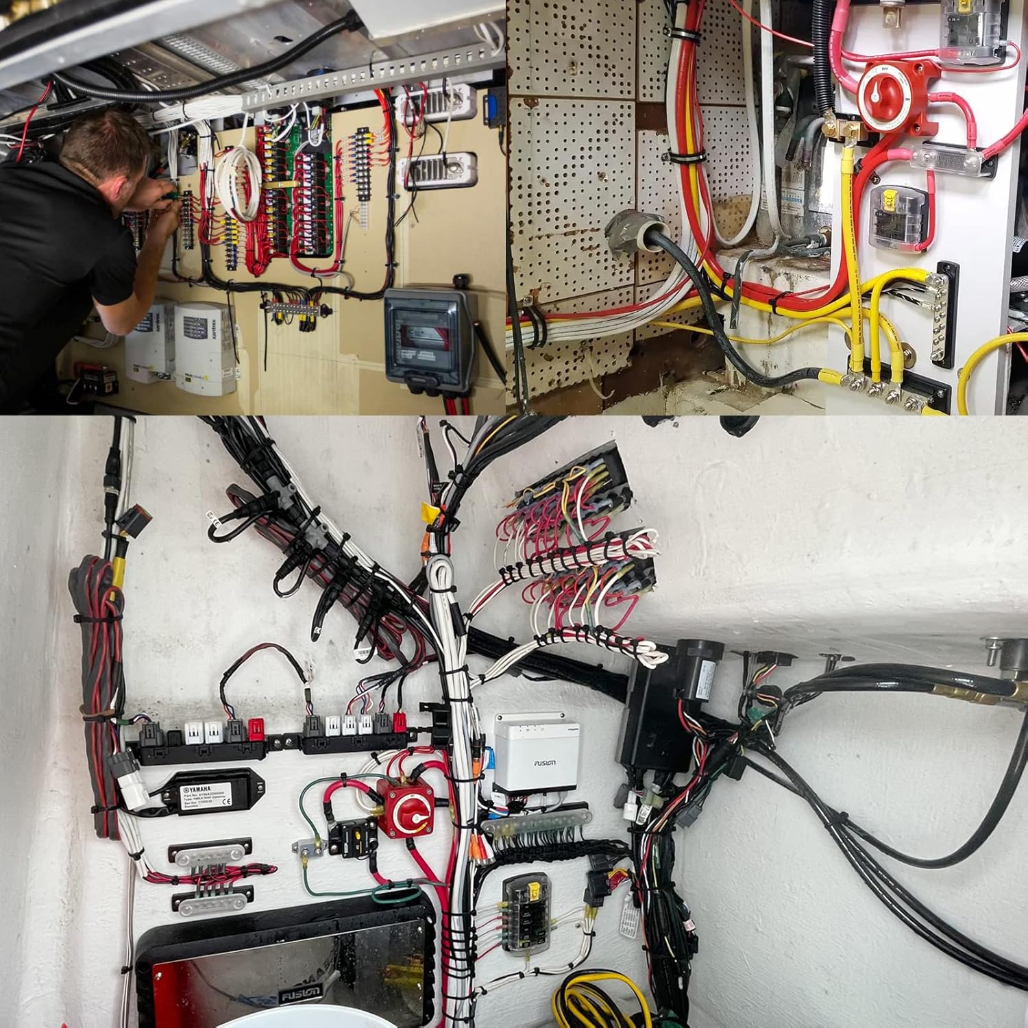 100ft 14 AWG Duplex Marine Grade Wire Tinned Copper Boat Electrical Cable - Ideal for Boat, Automotive, RV, Camper, Trailer Outdoor Use