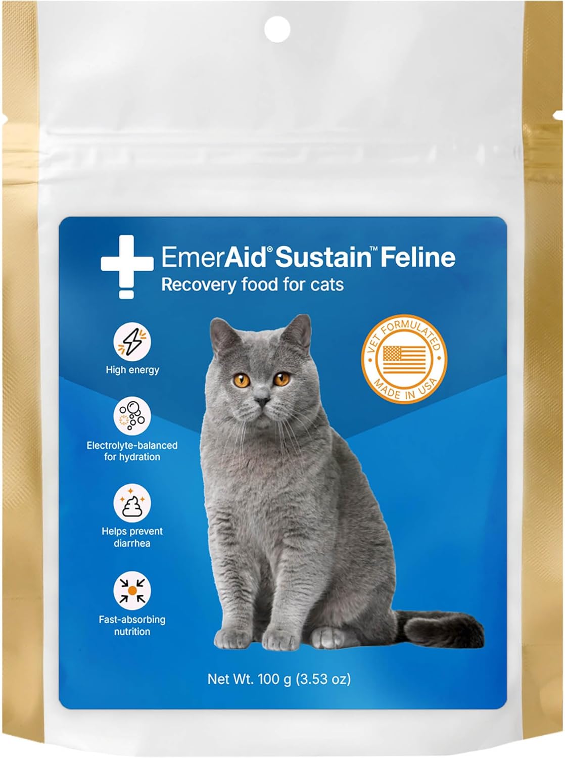 100g EMERAID Sustain Feline Recovery Food for Cats - Balanced Nutrition for Cat Recovery