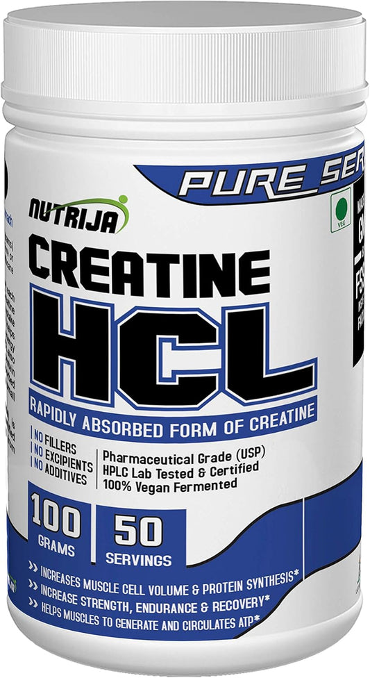 100Grams of NutriJa Creatine HCL for Enhanced Muscle Performance