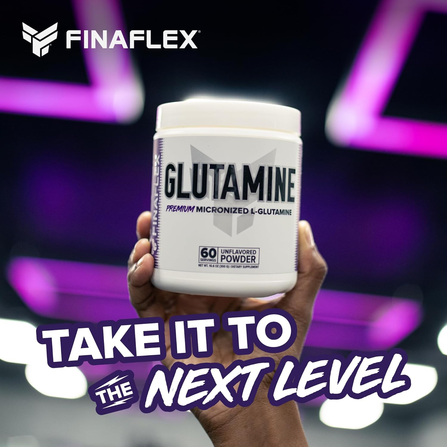 10.6 oz Pure L-Glutamine Powder for Ultimate Muscle Recovery - Supports Nitrogen Levels - Reduces Muscle Breakdown - 60 Servings