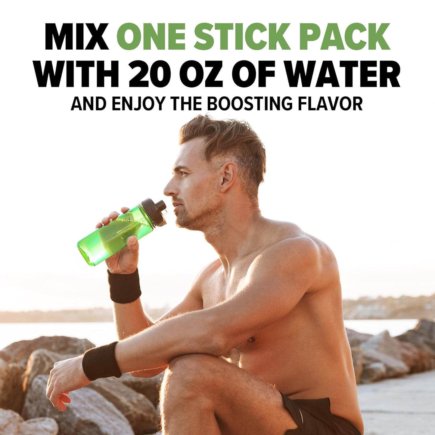 10X Health System Lemon Lime Electrolyte Drink Mix with Magnesium Citrate, Sodium & Potassium - 15 Stickpacks