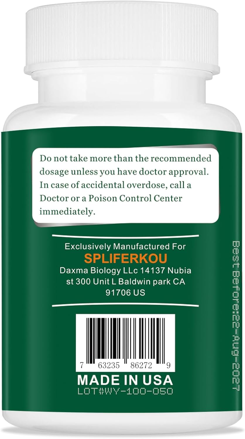 11-in-1 Adrenal Support Supplement with Pantothenic Acid and Ashwagandha - 180 Capsules for Healthy Adrenal Function and Energy