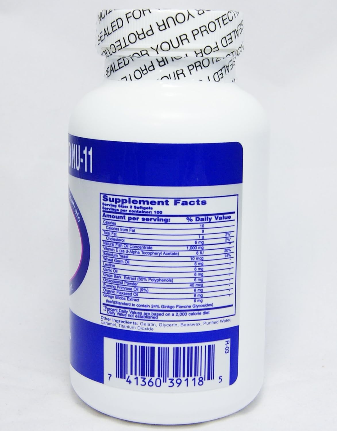 11-in-1 Marine Lipid Supplement with Fish Oil, Soy Lecithin, and Essential Nutrients for Overall Health and Wellness