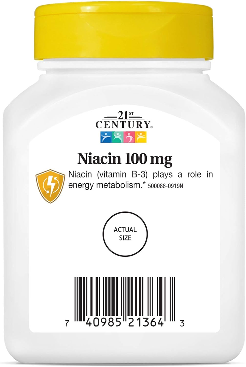 110 Count 21st Century Niacin Tablets, 100 mg - High Quality Vitamin Supplement