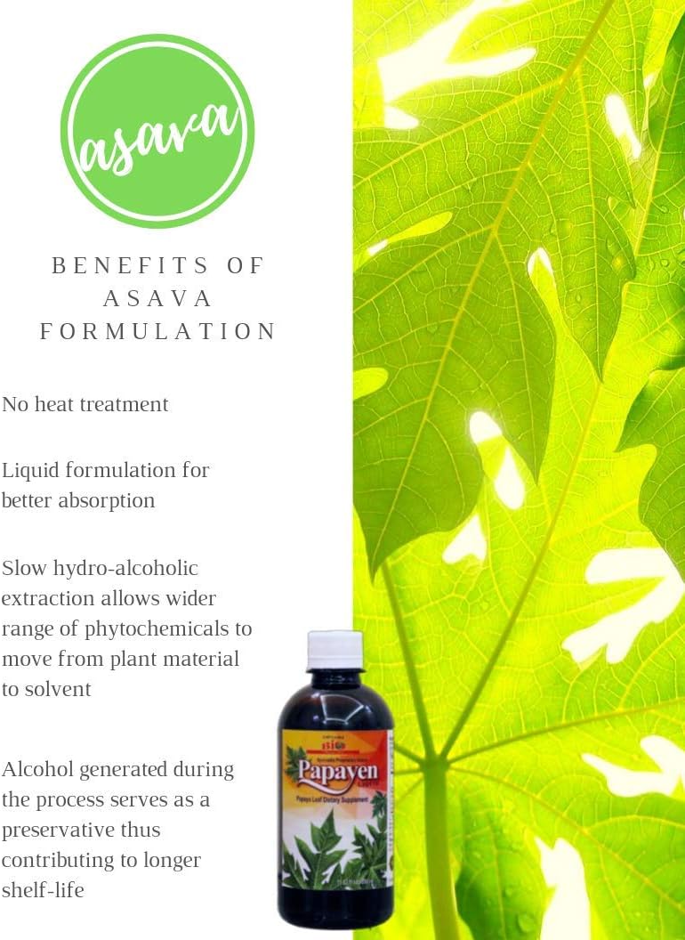 11.83 fl oz BIO Dhamapur Farms Papayen Liquid Supplement for Platelet Maintenance in Healthy Individuals