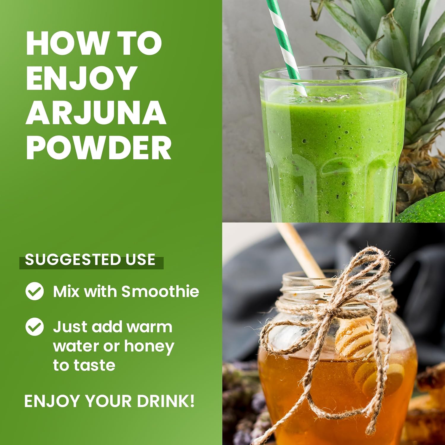 12 oz SIDDHAYU Organic Arjuna Powder for Heart Health and Wellness