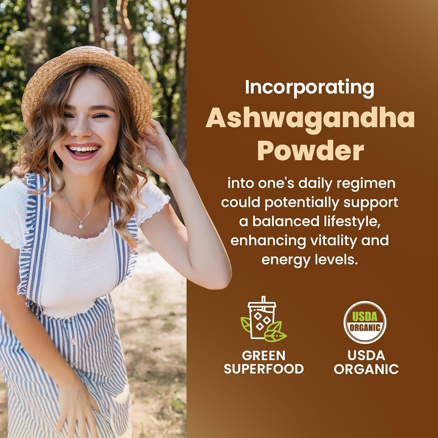 12 oz Siddhayu Organic Ashwagandha Powder for Natural Wellness