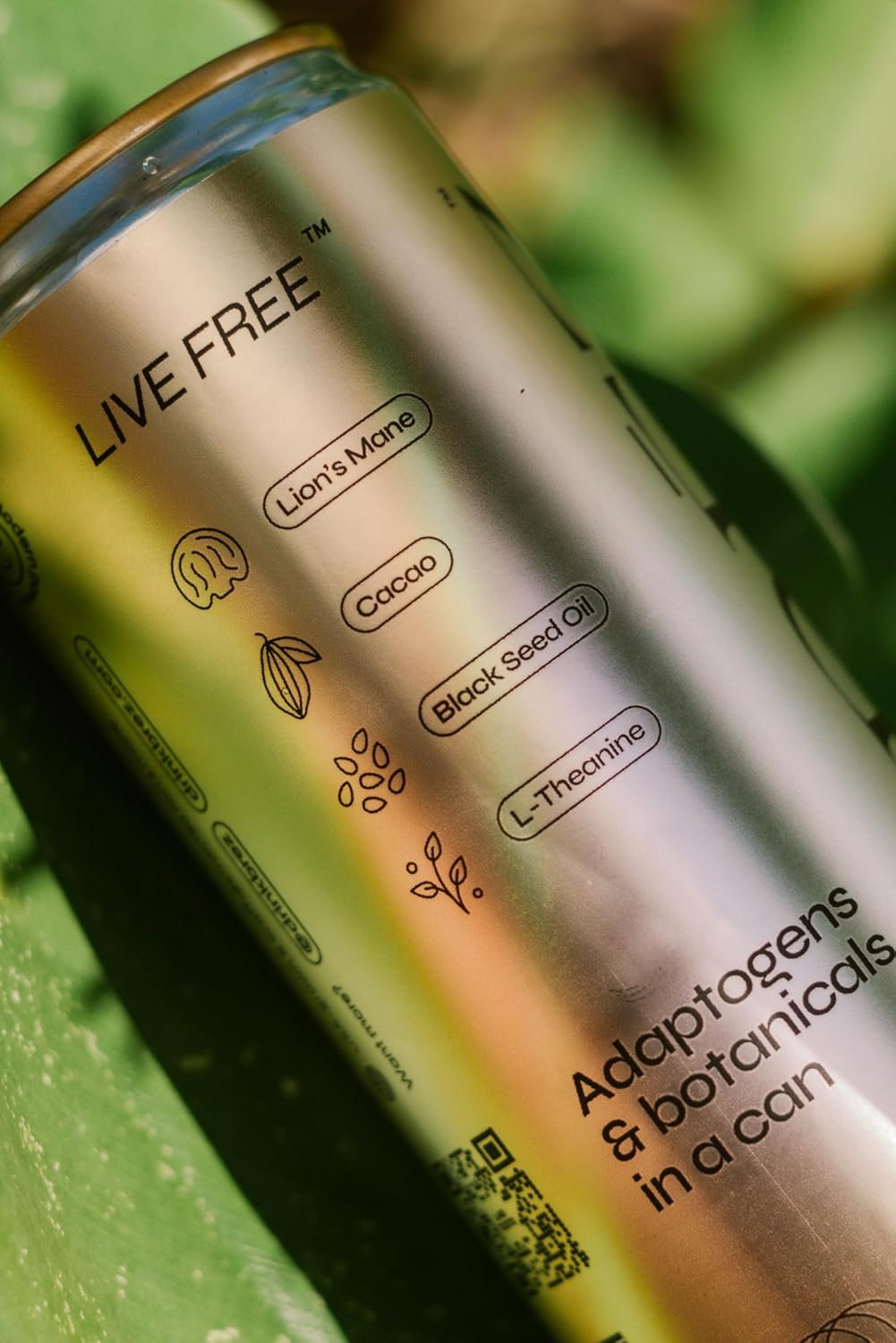 12-Pack of BREZ Flow Lion's Mane Mushroom Sparkling Lemon Elderflower Tonic - Non-Infused Adaptogenic Drink for Relief and Upliftment - 12 Fl oz