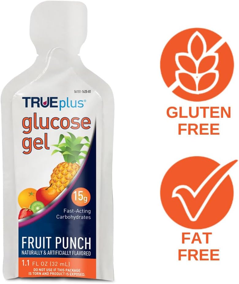 12 Pack of TRUEplus® Fruit Punch Flavored Glucose Gel - BoostGo Australia